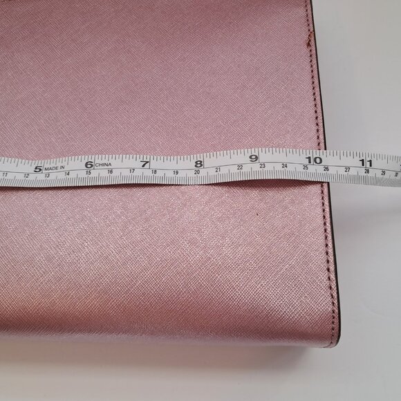 Henri Bendel West 57th Large Cosmetic Clutch Bag Pink NWT - Picture 6 of 11